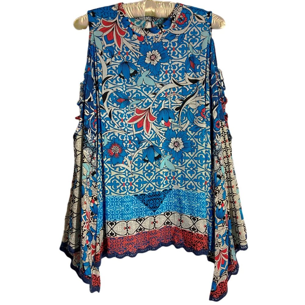 Johnny Was pure silk top size xs